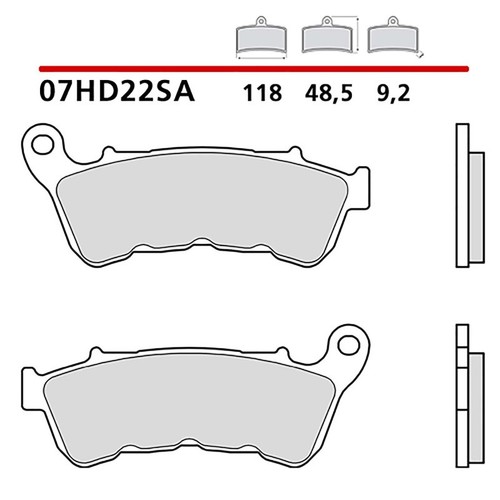 Brembo kit pastiglie - brembo,