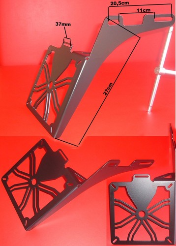 Porta targa laterale - laterale, per